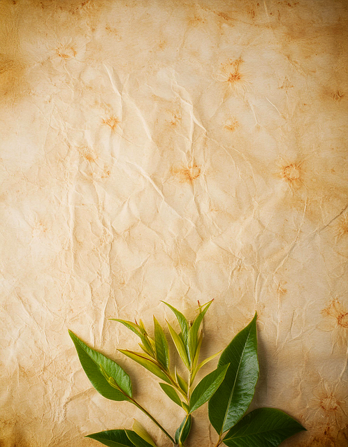Free ai generated leaves paper illustration