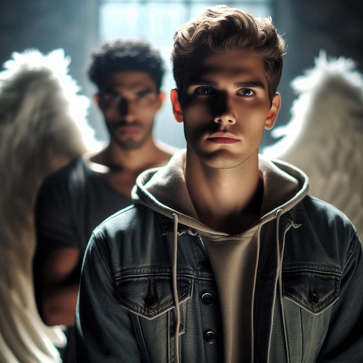 Donald Trump 'Protected By Guardian Angels' 8x10 AI Generated Photo – Glossy Print