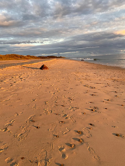 Praia, Areia, Ondas, Céu