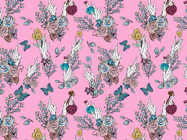 Free Pattern Flowers illustration and picture