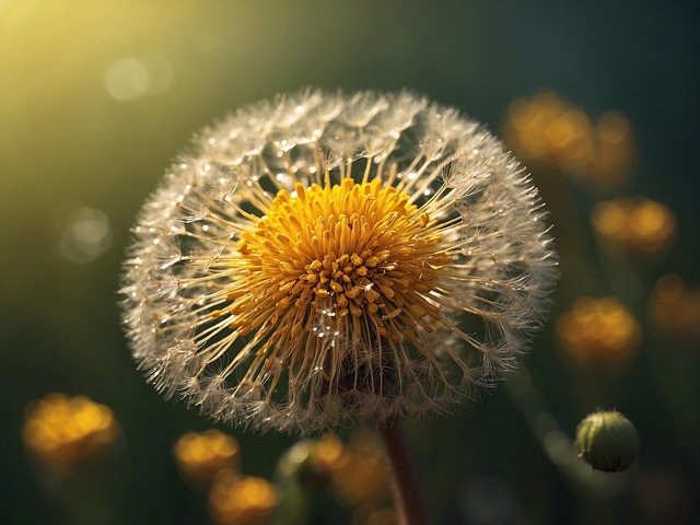 Free ai generated dandelion flower illustration