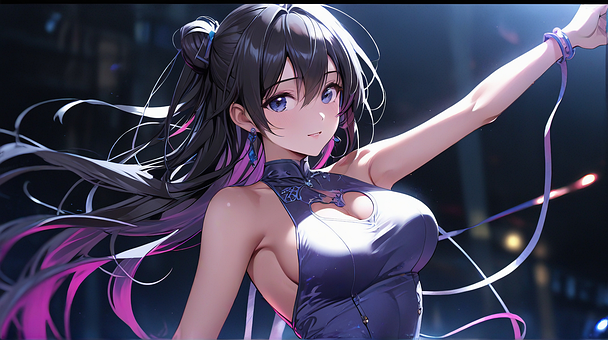 Anime, Mädchen, Niedlich, Frau, Menschen