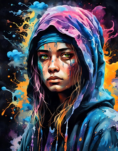 Download Ai Generated, Colors, Paint. Royalty-Free Stock Illustration ...