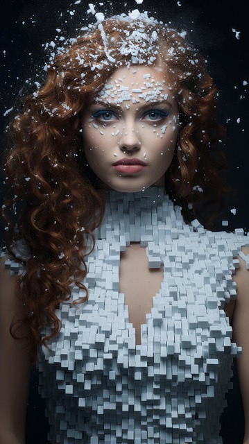 Free ai generated woman face illustration
