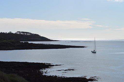 Båd, Sejlbåd, Hav, Ocean, Natur, Himmel
