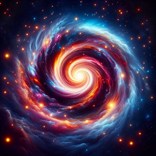 Free galaxy stars cosmic illustration