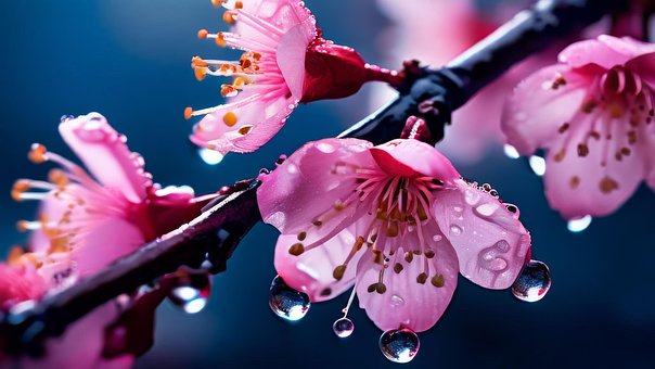 Free Rain Kissed illustration and picture