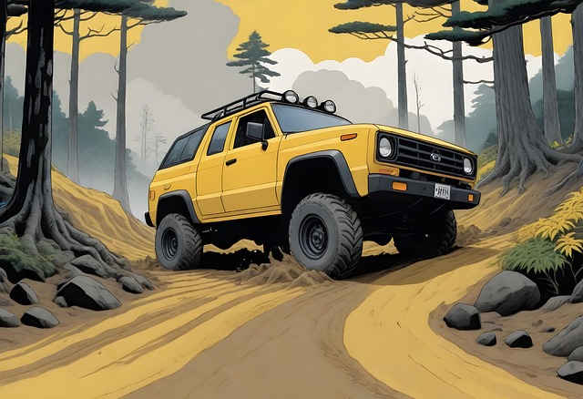 Free ai generated off-road vehicle illustration