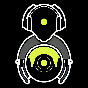 Udenjordisk, Dj, Klistermærke, Logo