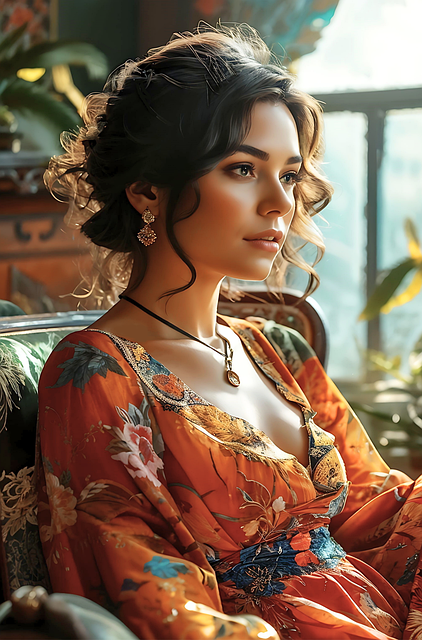 Free generated to woman girl illustration