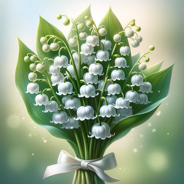 Free ai generated flower lily illustration