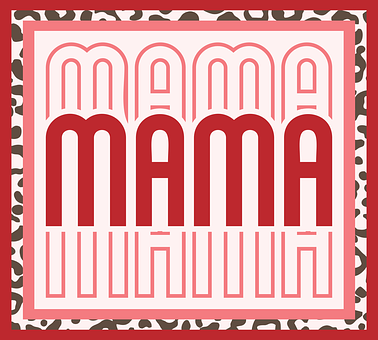 Free Mama Letters illustration and picture