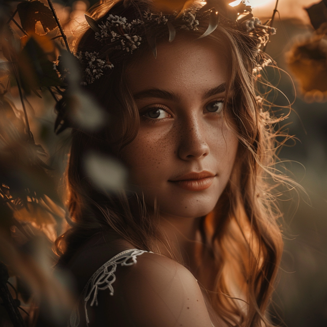 Free ai generated woman beauty illustration