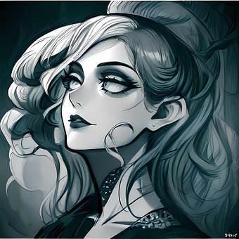 Free Drawing Girl illustration and picture