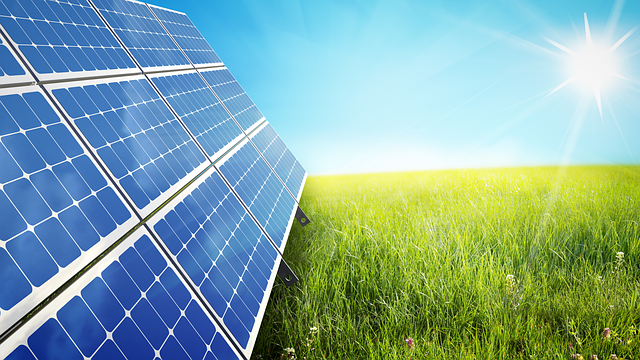 Free mountains solar panel nature illustration