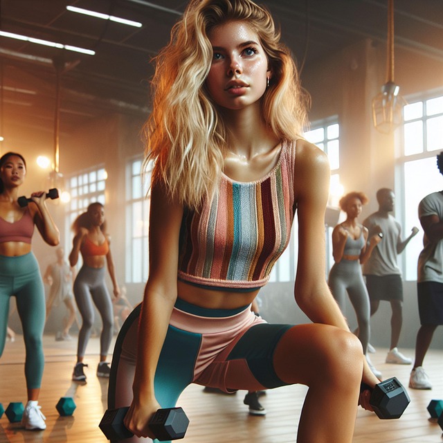 Free ai generated woman fit illustration