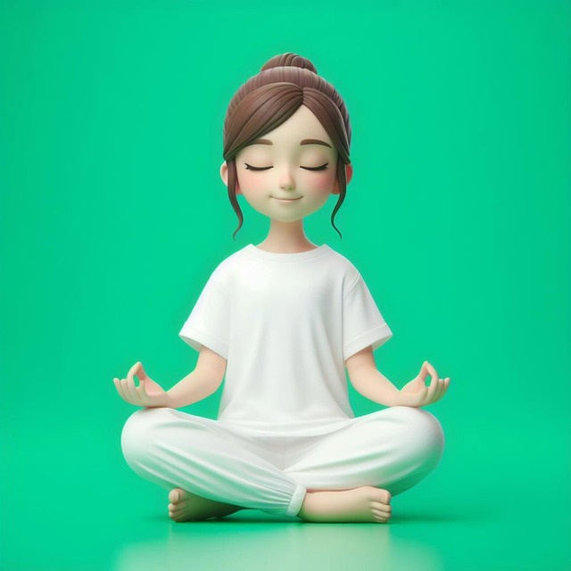 Ai Generiert, Mädchen, Yoga, Zen