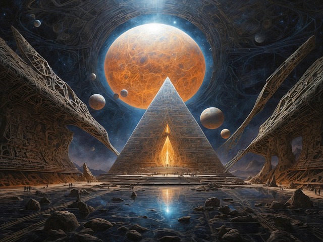 Free ai generated alien planet illustration