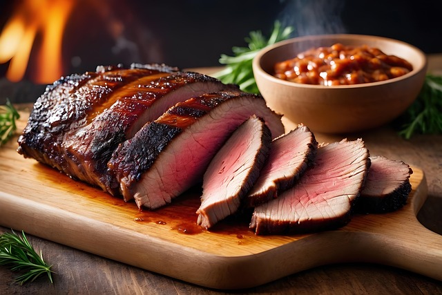 Download free HD stock image of Ai Generated Brisket Free ai generated brisket meat illustration
