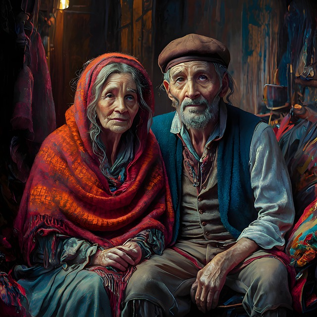 Free couple male woman illustration