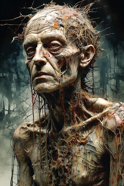 Free ai generated man monster illustration