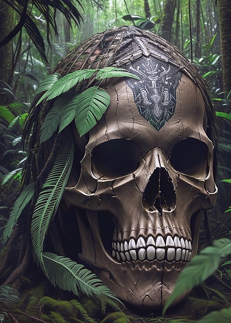 Free Ai Generated Skull illustration and picture