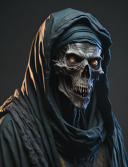 Free ai generated skull bone illustration