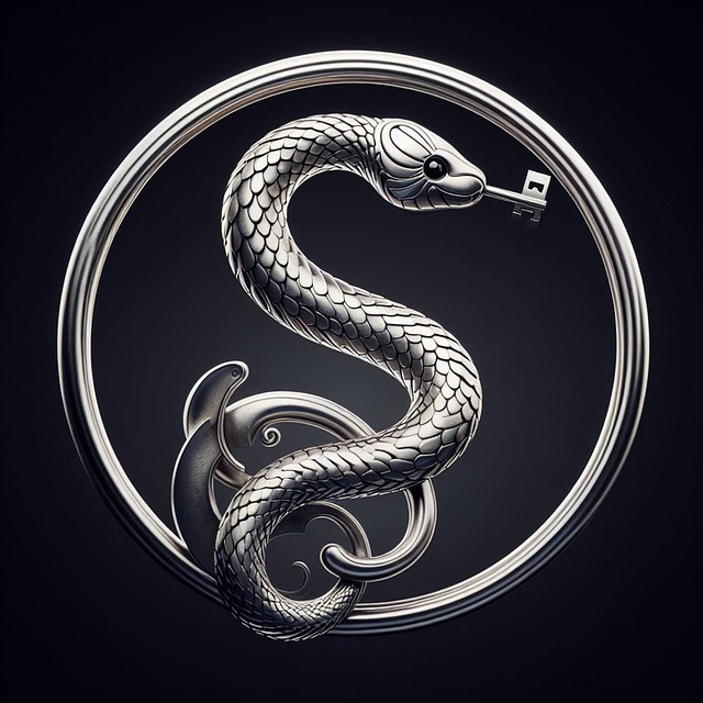 Download free HD stock image of Ai Generated Snake Free ai generated snake circle illustration