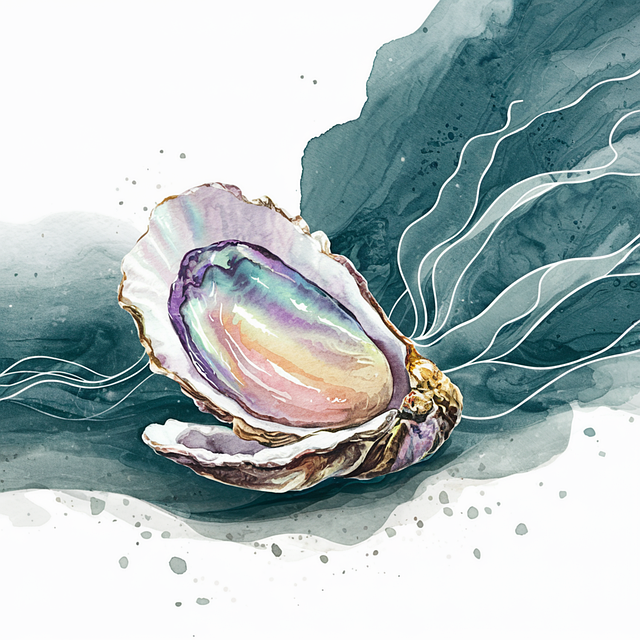 Download free HD stock image of Ai Generated Oyster Free ai generated oyster pearl illustration