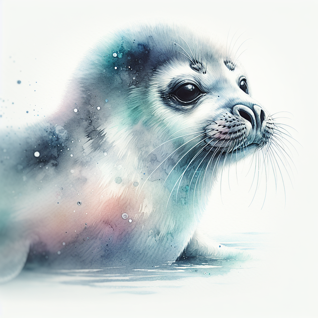 Download free HD stock image of Ai Generated Seal Free ai generated seal sea lion illustration