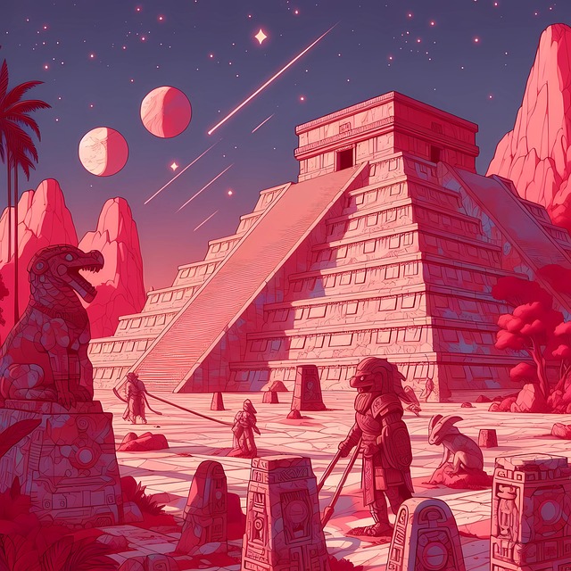 Ai Generiert, Pyramide, Planet