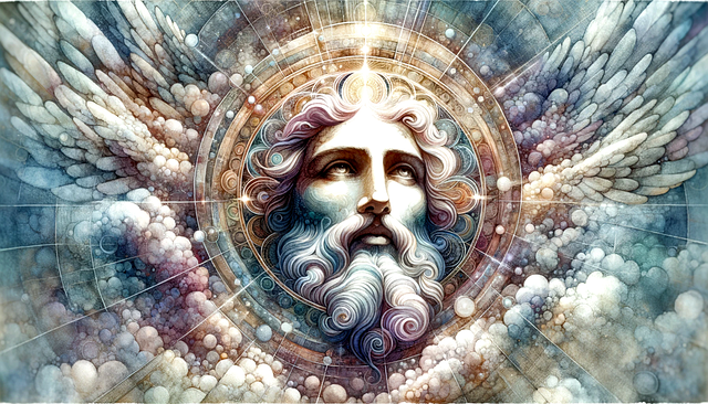 Free ai generated god's kingdom eternal creator illustration
