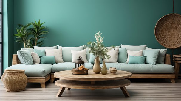 Free Ai Generated Living Room illustration and picture
