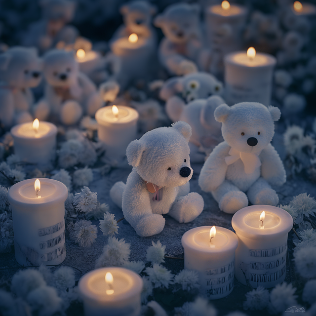 Free ai generated teddy bears nature illustration