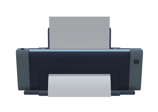 Free printer printing technology illustration