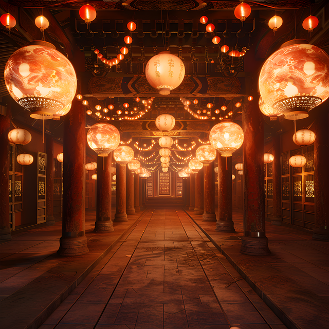 Download free HD stock image of Ai Generated Building Free ai generated building temple illustration