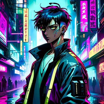 Ai Generiert, Charakter, Manga, Kunst