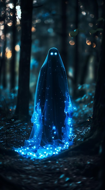 Free ai generated ghost spectral illustration