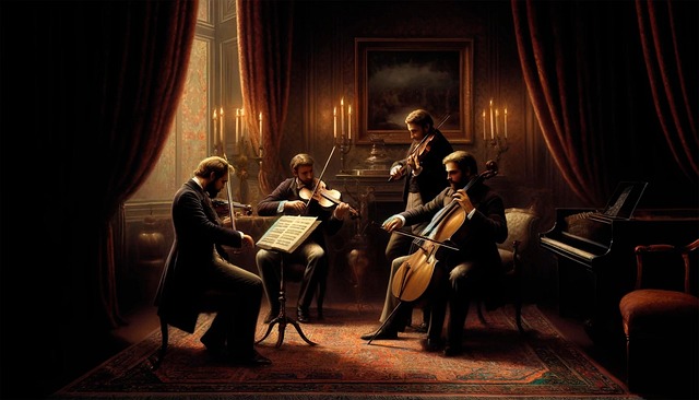 Free ai generated musician vintage illustration