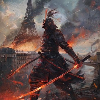 Free Ai Generated Samurai illustration and picture