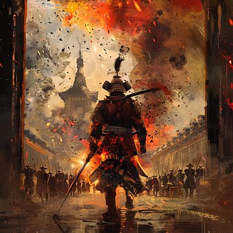 Free Ai Generated Samurai illustration and picture