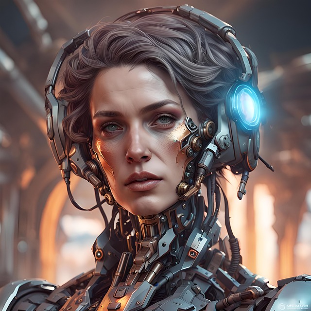 Download free HD stock image of Ai Generated Robot Free ai generated robot cyborg illustration