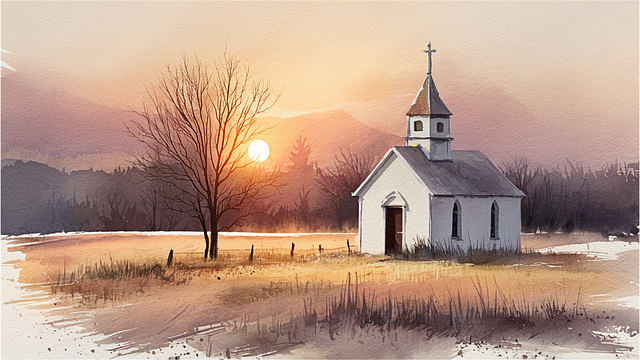 Free ai generated church temple illustration