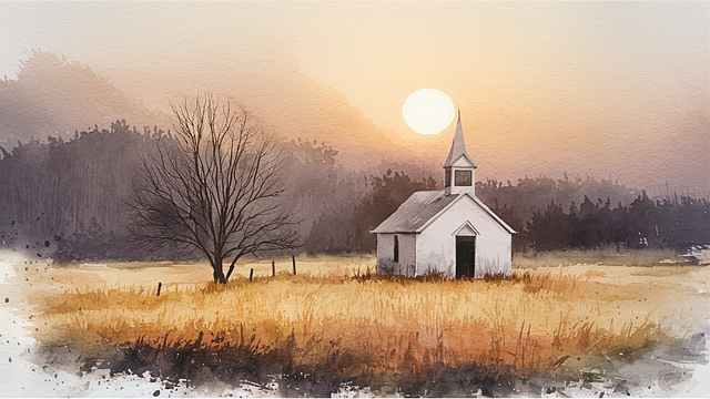 Free ai generated church temple illustration
