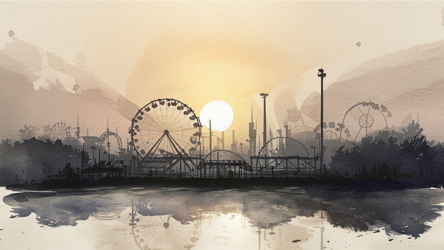 Free ai generated nature carnival illustration