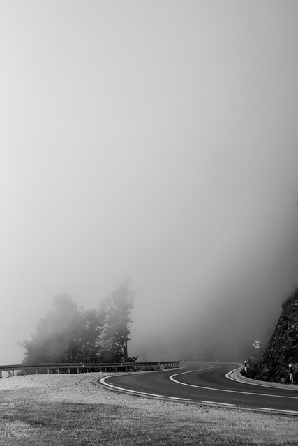 Download free HD stock image of Road Fog Free Road Fog photo and picture