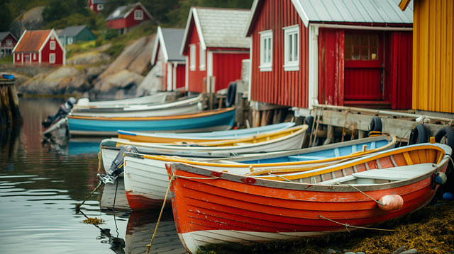 Download free HD stock image of Ai Generated Boats Free ai generated boats port illustration