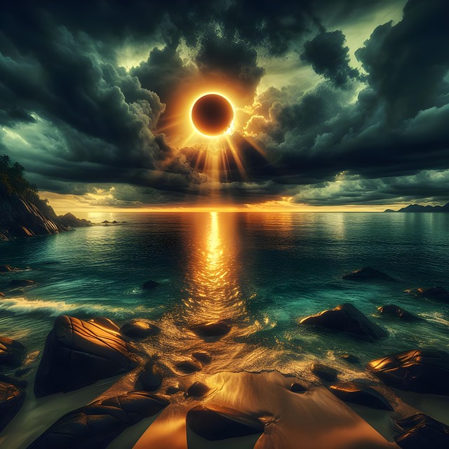 Download free HD stock image of Ai Generated Eclipse Free ai generated eclipse solar eclipse illustration
