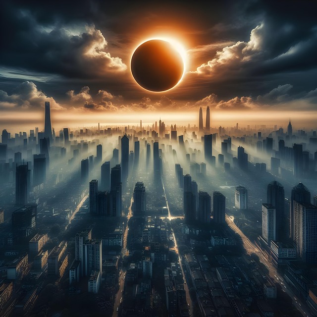 Free ai generated eclipse solar eclipse illustration