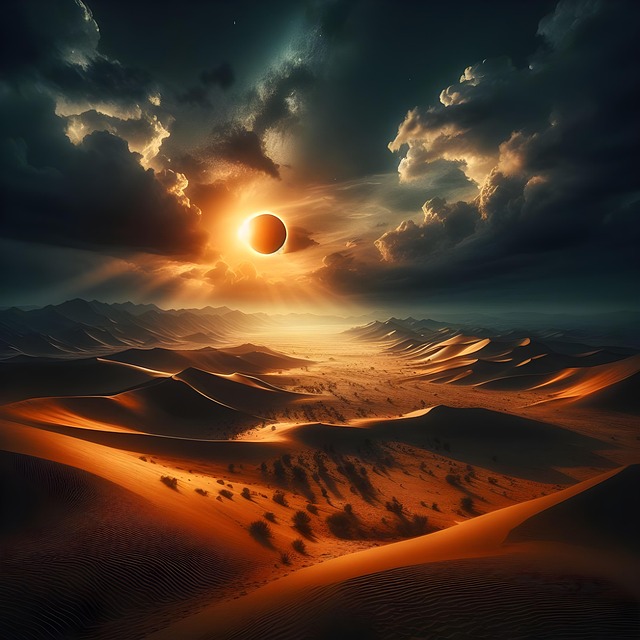 Download free HD stock image of Ai Generated Eclipse Free ai generated eclipse solar eclipse illustration